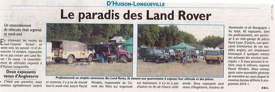 Article Le Républicain Broc'Land 2018